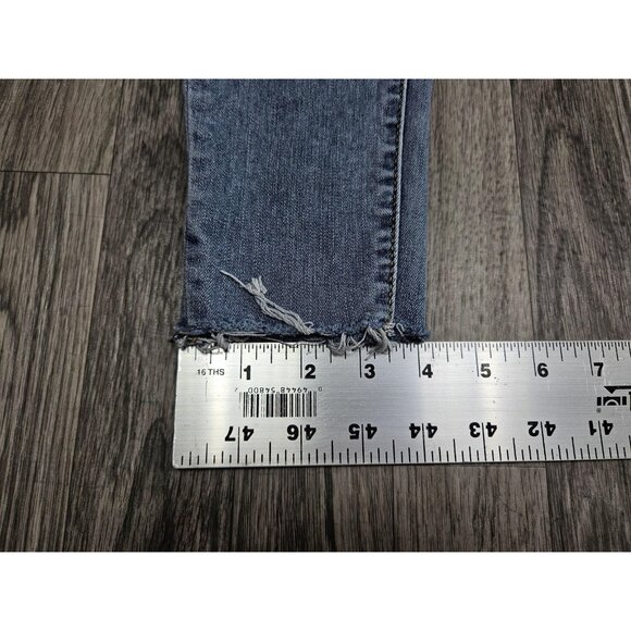 (3/$35) Mossimo Jeans 2 / 26 R High Rise Jegging Distressed Power Stretch Denim - Picture 11 of 11